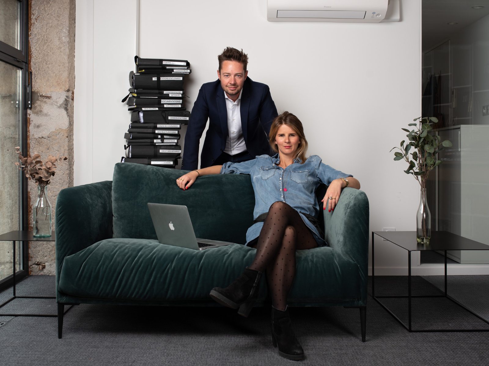 Raphaël Cottin et Julie Le Goff, associés fondateurs de Pomelaw