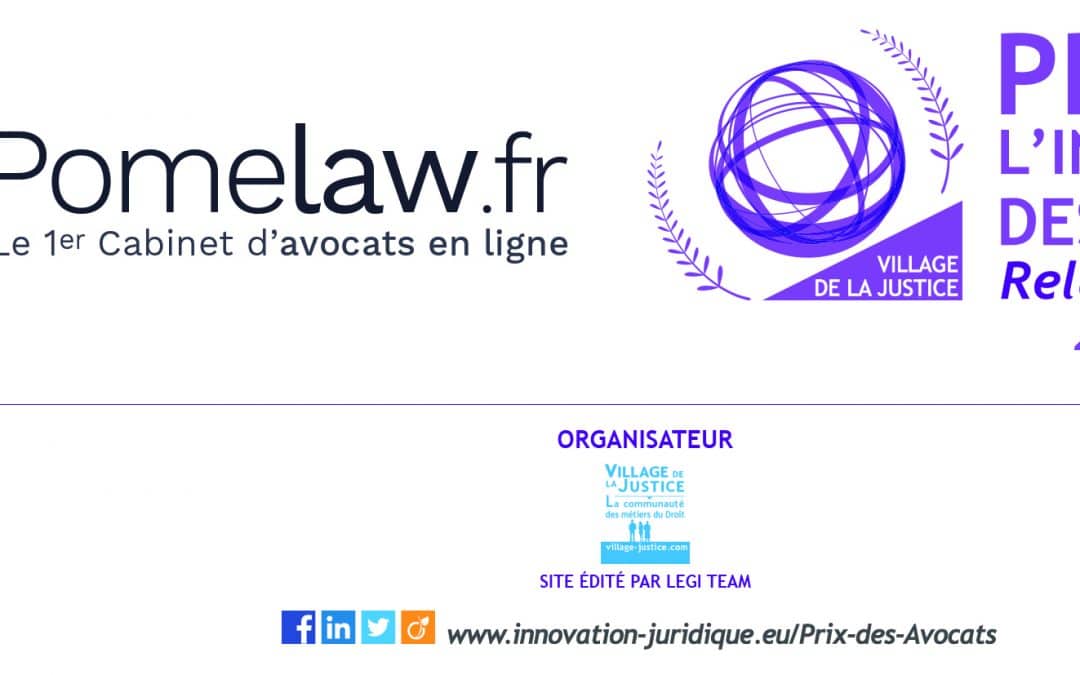 Pomelaw.fr est finaliste du Prix de l’innovation des Avocats